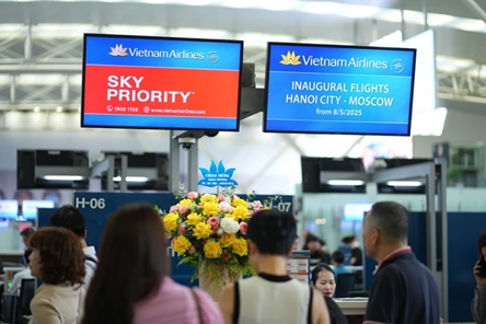 Vietnam Airlines resumes direct Hanoi–Moscow flights